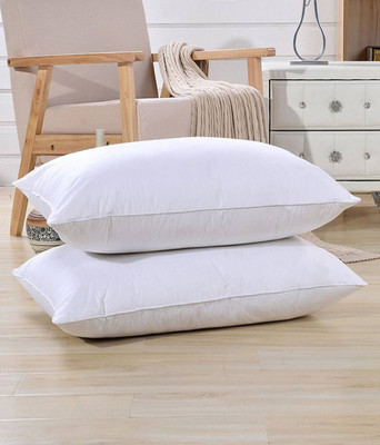 Navi collection Microfibre Abstract Sleeping Pillow Pack of 2(White)