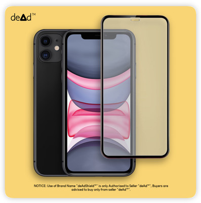 deAdShield Edge To Edge Tempered Glass for APPLE iPhone 11(Pack of 1)