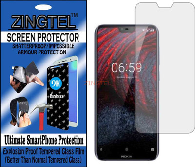 ZINGTEL Impossible Screen Guard for NOKIA TA-1083 (NOKIA 6.1 PLUS)(Pack of 1)