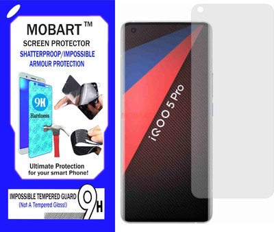 MOBART Impossible Screen Guard for VIVO IQOO 5 PRO 5G(Pack of 1)