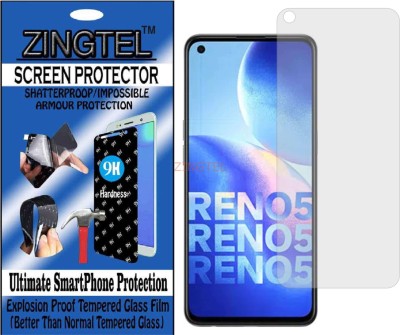 ZINGTEL Impossible Screen Guard for OPPO RENO5 4G CPH2159(Pack of 1)