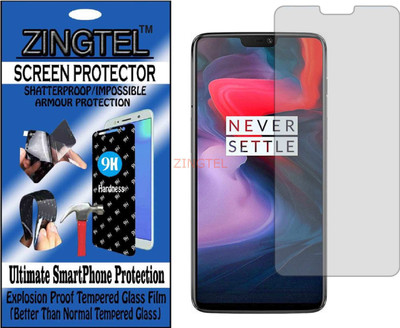 ZINGTEL Impossible Screen Guard for OnePlus 6(Pack of 1)