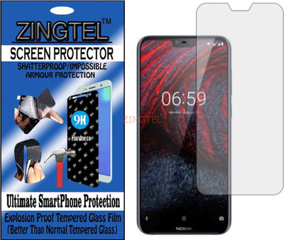 ZINGTEL Impossible Screen Guard for Nokia 6.1 Plus(Pack of 1)