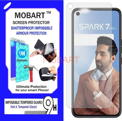 MOBART Impossible Screen Guard for TECNO SPARK 7 PRO(Pack of 1)