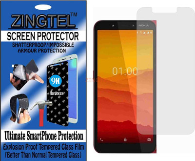 ZINGTEL Impossible Screen Guard for NOKIA C1 PLUS(Pack of 1)