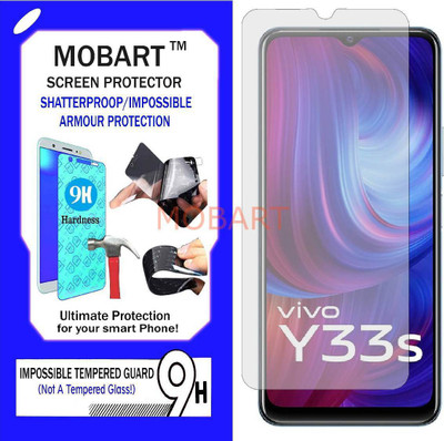 MOBART Impossible Screen Guard for VIVO Y33S V2109(Pack of 1)