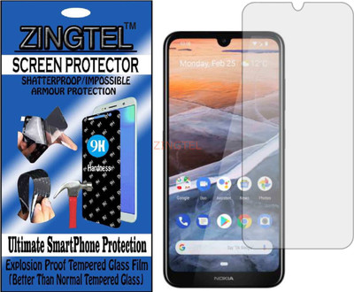 ZINGTEL Impossible Screen Guard for NOKIA TA-1161 (NOKIA 3.2)(Pack of 1)