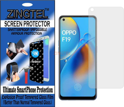ZINGTEL Impossible Screen Guard for OPPO F19 CPH2219(Pack of 1)