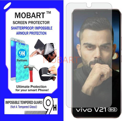 MOBART Impossible Screen Guard for VIVO V21(Pack of 1)