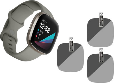TXGO Screen Guard for FITBIT SENSE SMARTWATCH(Pack of 3)