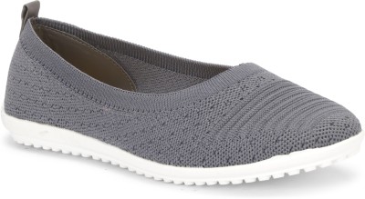 Tryfeet Lightweight Active wear Knitted Mesh Comfortable Casual Bellies Bellies For Women(Grey , 4)