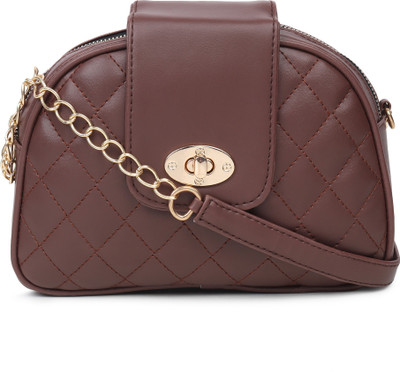Kezitaska Brown Sling Bag SB211-2005-BROWN