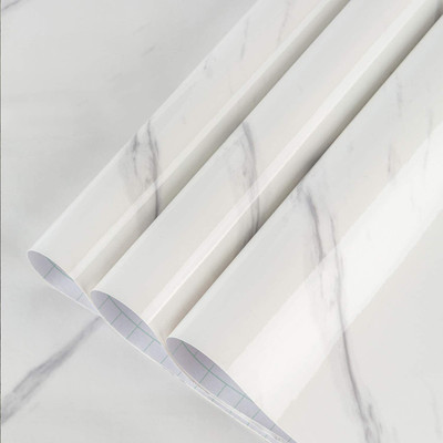 Mesmera Vinyl Abstract White Wallpaper(L x W: 60 cm x 200 cm)