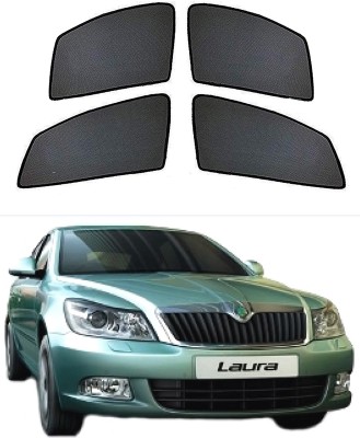 PEEPS STORE Side Window Sun Shade For Skoda Laura(Black)