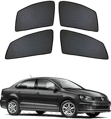 PEEPS STORE Side Window Sun Shade For Volkswagen Vento(Black)
