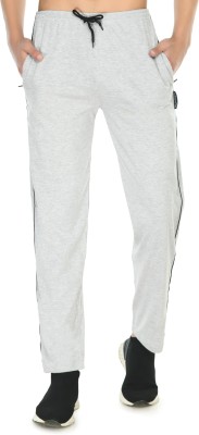 Indistar Solid Men Grey Track Pants