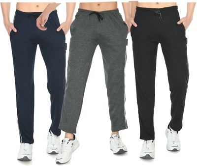 IndiWeaves Solid Men Multicolor Track Pants