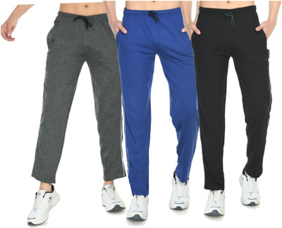 Indistar Solid Men Multicolor Track Pants