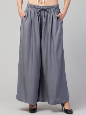 swaggish Relaxed Women Grey Trousers
