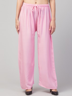 BNS Relaxed Women Pink Trousers