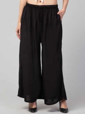 swaggish Relaxed Women Black Trousers