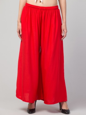 swaggish Relaxed Women Red Trousers