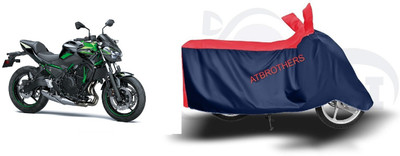 ATBROTHERS Waterproof Two Wheeler Cover for Kawasaki(Z650, Blue, Red)