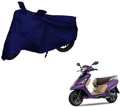 KEDIT Waterproof Two Wheeler Cover for TVS(Scooty Zest 110, Blue)