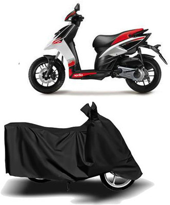 JKR Two Wheeler Cover for Aprilia(SR 125, Black)