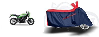 ATBROTHERS Waterproof Two Wheeler Cover for Kawasaki(Z900 RS Cafe Racer, Blue, Red)