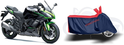 ATBROTHERS Waterproof Two Wheeler Cover for Kawasaki(Ninja 1000, Blue, Red)