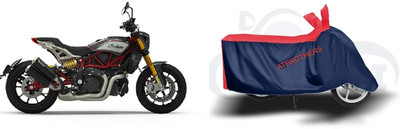 ATBROTHERS Waterproof Two Wheeler Cover for Indian(FTR 1200, Blue, Red)