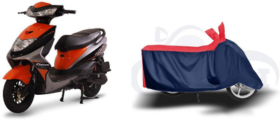 ATBROTHERS Waterproof Two Wheeler Cover for Ampere(REO BS6, Blue, Red)