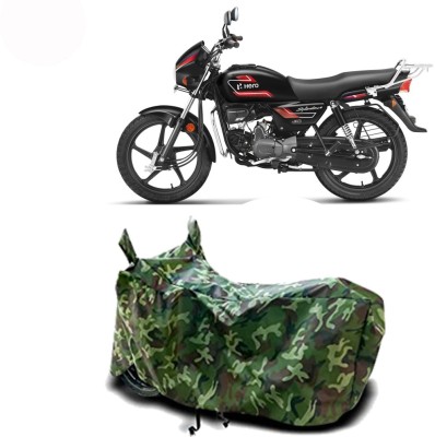 Exciting collections Two Wheeler Cover for Hero(Splendor Plus, Green)