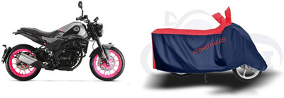 ATBROTHERS Waterproof Two Wheeler Cover for Benelli(Leoncino 250, Blue, Red)