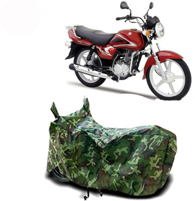 Exciting collections Two Wheeler Cover for Suzuki(Heat, Green)