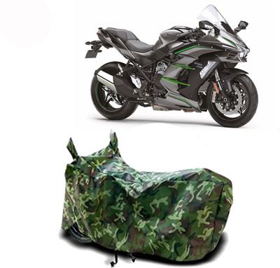 Exciting collections Two Wheeler Cover for Kawasaki(Ninja H2, Green)