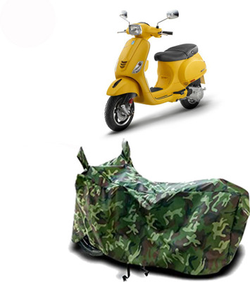 Exciting collections Two Wheeler Cover for Vespa(Vespa VXL 125, Green)