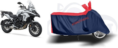 ATBROTHERS Waterproof Two Wheeler Cover for Benelli(TRK 502, Blue, Red)