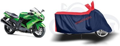 ATBROTHERS Waterproof Two Wheeler Cover for Kawasaki(Ninja ZX-14R, Blue, Red)