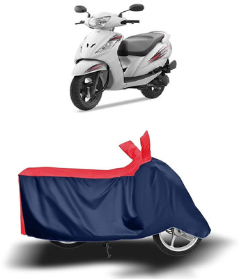 KEDIT Waterproof Two Wheeler Cover for TVS(Wego, Red, Blue)
