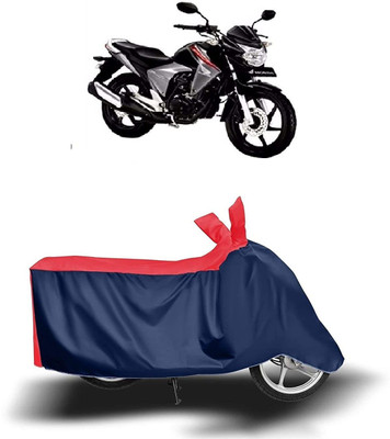 KEDIT Waterproof Two Wheeler Cover for Honda(Unicorn Dazzler, Red, Blue)