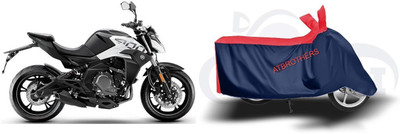ATBROTHERS Waterproof Two Wheeler Cover for CFMoto(400NK BS6, Blue, Red)