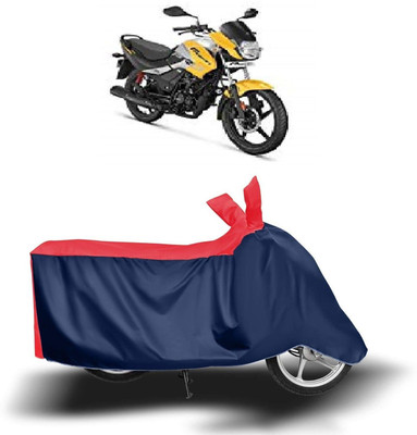 HYBRIDS COLLECTION Two Wheeler Cover for Hero(Passion Pro, Red, Blue)