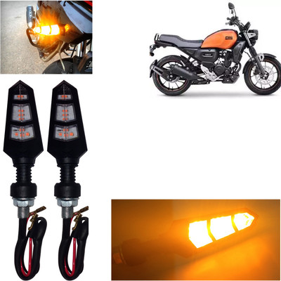 DvineAutoFashionZ Front, Rear, Side LED Indicator Light for Yamaha Universal For Bike(Amber)