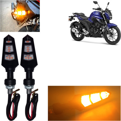 DvineAutoFashionZ Front, Rear, Side LED Indicator Light for Yamaha Universal For Bike(Amber)