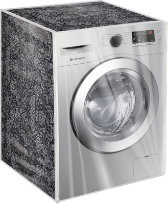 Shreepad Front Loading Washing Machine  Cover(Width: 59.8 cm, Black, White)