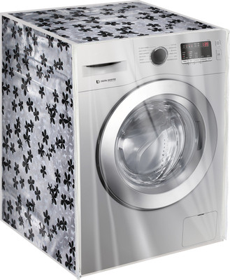 Shreepad Front Loading Washing Machine  Cover(Width: 59.8 cm, Black, Grey)