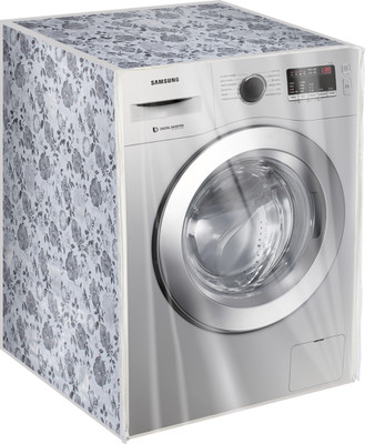 Shreepad Front Loading Washing Machine  Cover(Width: 59.8 cm, Grey, White)