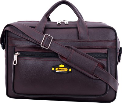 SPECIAL Office Bag for Men & Women, Brown Messenger Waterproof Laptop Bags Made in India Waterproof Messenger Bag(Brown, 45 L)